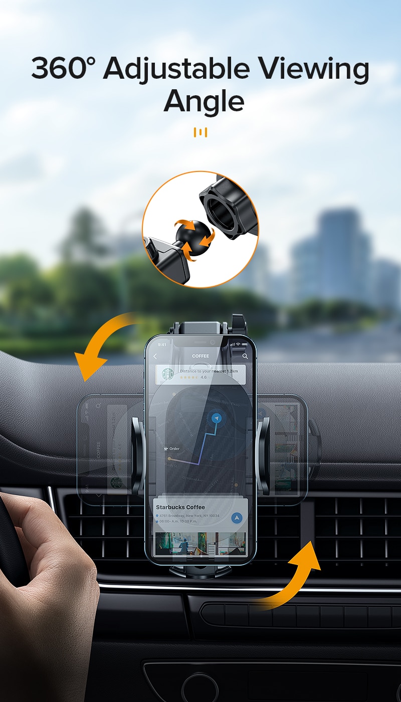 INIU Sucker Car Phone Holder Mount Stand GPS Telefon Mobile Cell Support For iPhone 13 12 11 Pro Max X 7 8 Xiaomi Huawei Samsung