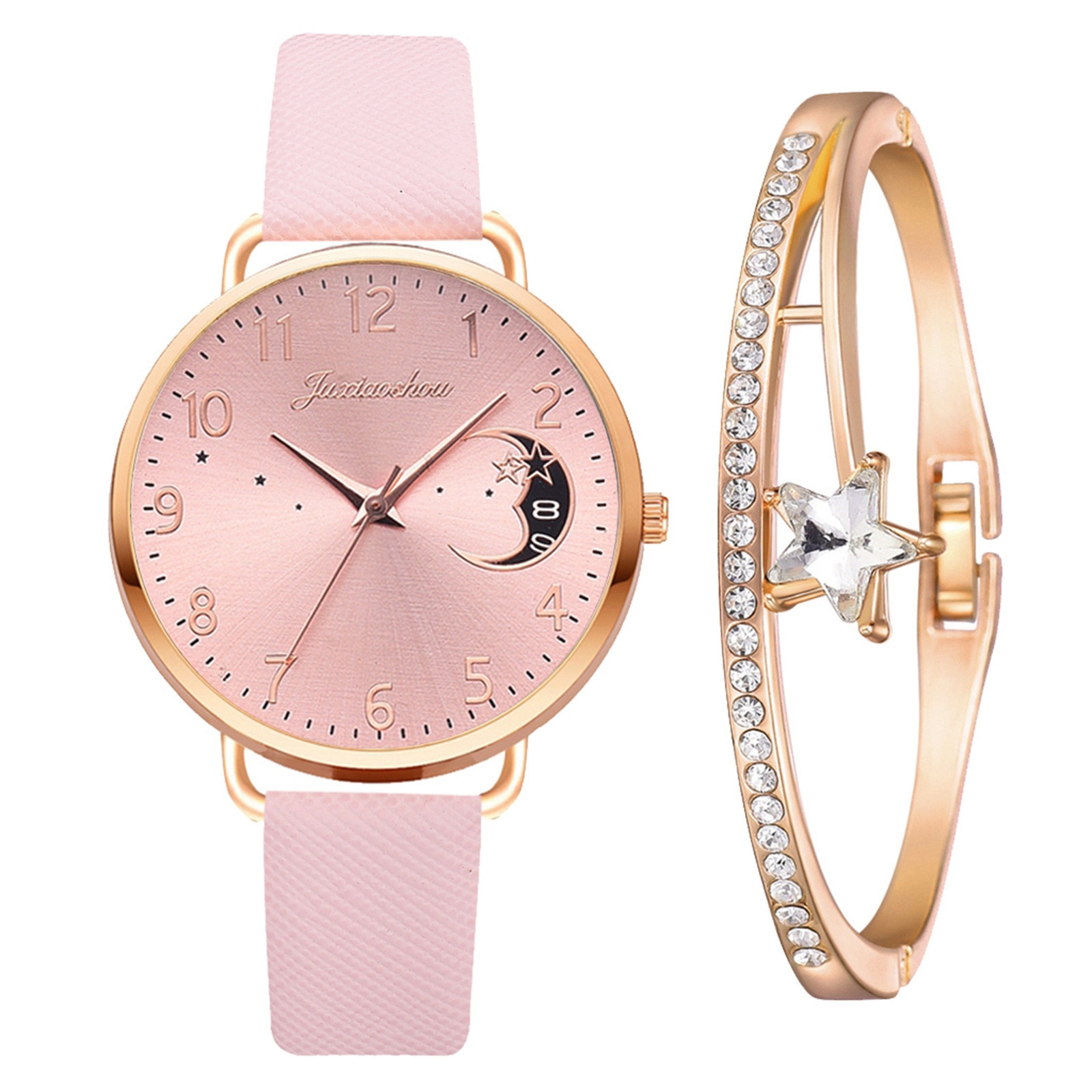 Sleek Minimalist Fashion With Strap Dial Women's Quartz Watch Gift Watch Casual Women's Watch Romantic Starry Sky Watch