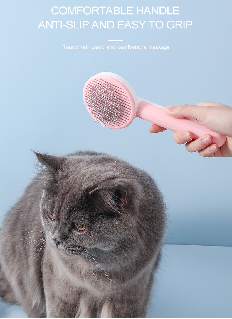Comb For Cat Brush Hair Comb Grooming And Care For Dog Hair Removes Undercoat Tangled Pet Hair Massager Peines Cat Accessories