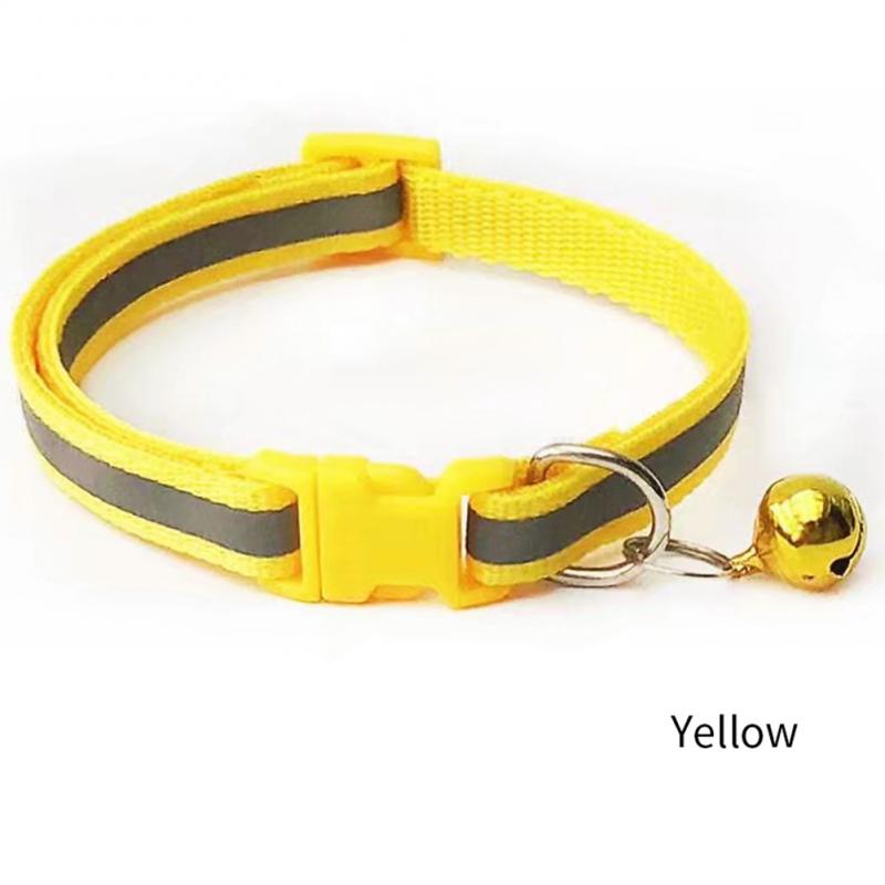 Nylon Pet Collar For Cat Dog Reflective Collar Anti-Lost Colorful Pet Supplies Adjustable Cat Collar Cat Necklace Pet Products