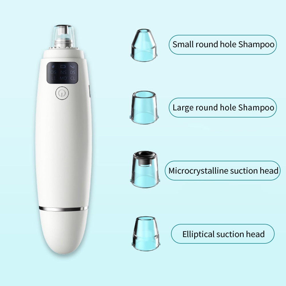 RF Ultrasonic Beauty Instrument Facial Massager Vacuum Pore Cleaner Skin Scrubber Lifting and Firming Nano Face Steamer Essence