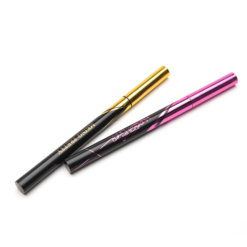 2 Colors Liquid Eyeliner Waterproof Long Lasting Eyeliner Fast-drying Anti-sweat Liquid Eye Pencil Makeup Tool TSLM