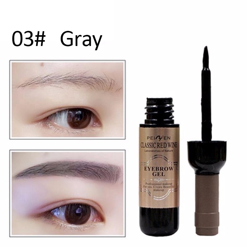3Colors Liquid Eyebrow Gel Lasting Tint Shade Make Up Eyebrow Dye Gel Waterproof Makeup Shadow For Eye Brow Paint Cosmetic TSLM1