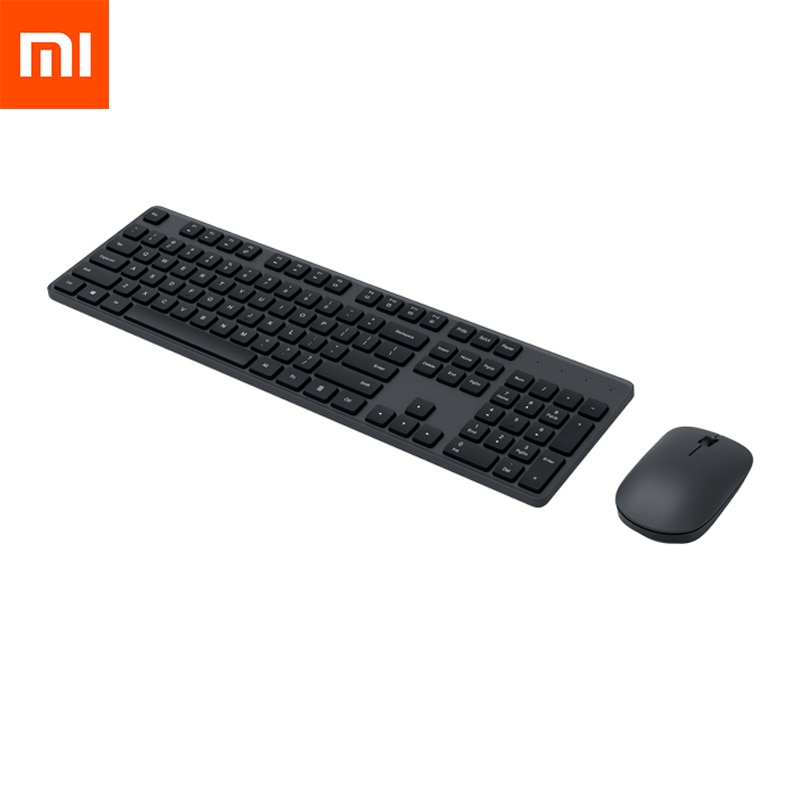 Original Xiaomi Wireless Keyboard & Mouse Set 104 keys Keyboard 2.4 GHz USB Receiver Mouse for PC Windows 10