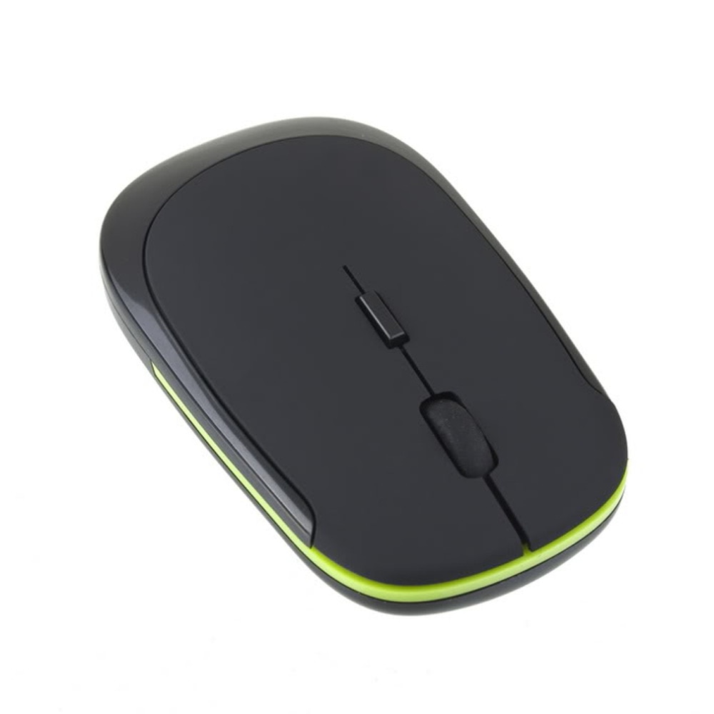 2.4GHz USB Receiver Slim Mini Wireless Optical Mouse Mice for Computer PC Fashion Ultra-thin Mouse For Laptop Computer Wholesale