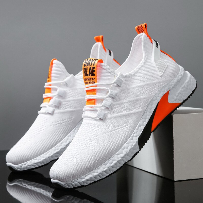 Men's Mesh Breathable Running Shoes Gym Sneakers Outdoor Comfortable Fitness Trainer Sport Lightweight Walking Jogging Shoes