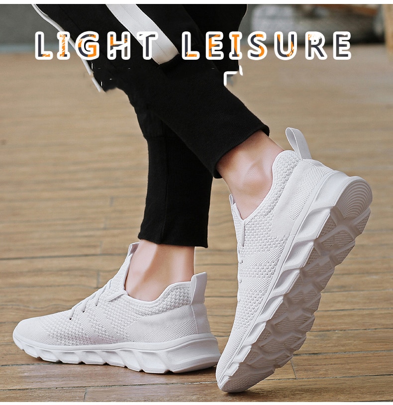 Hot Sale Light Running Shoes Comfortable Casual Men's Sneaker Breathable Non-slip Wear-resistant Outdoor Walking Men Sport Shoes
