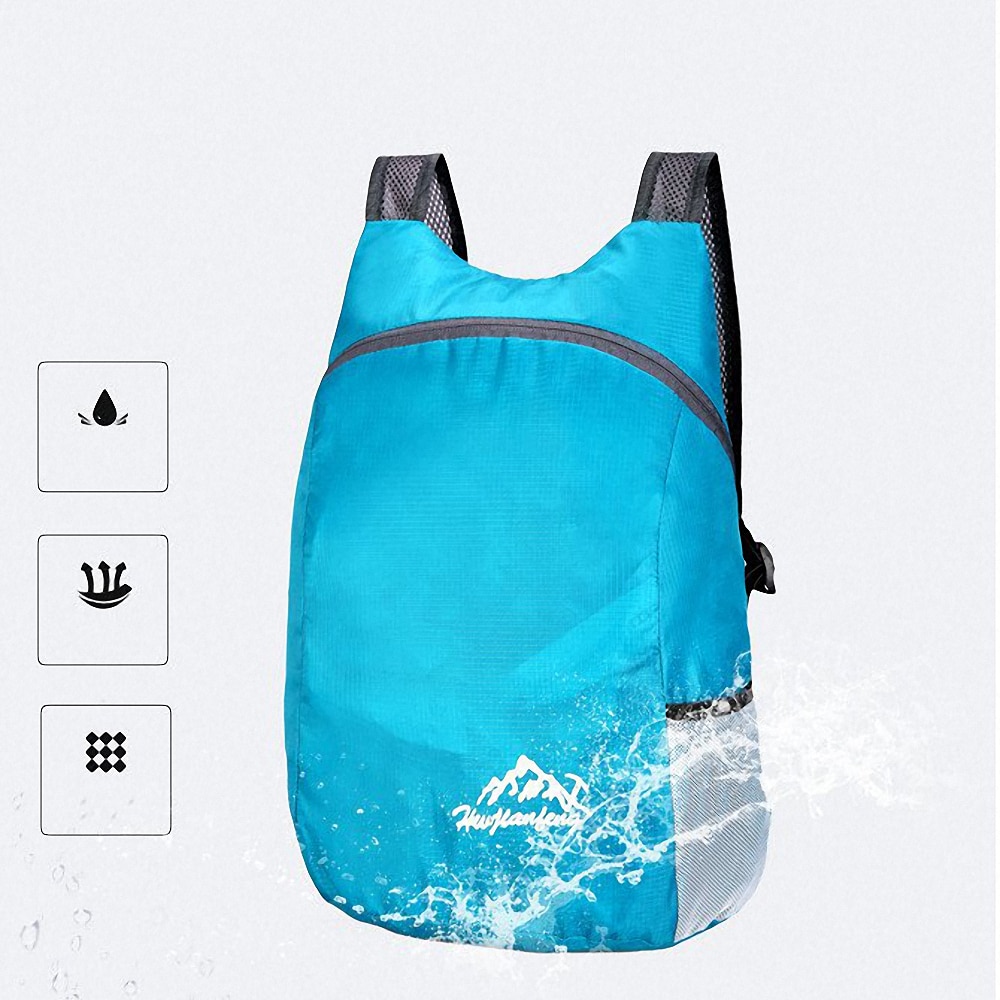 20L Unisex Lightweight Outdoor Backpack Waterproof Portable Foldable Outdoor Camping Hiking Travel Daypack Leisure Sport Bags