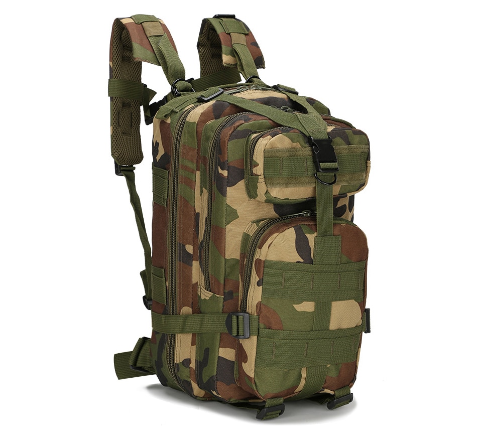 Attack Backpack Outdoor Tactical Backpack Military Army Pack Camo Assault Backpack Sports Rucksack Mountaineering Traveling bags